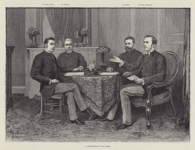Eine Beratung in San Remo von Amedee Forestier